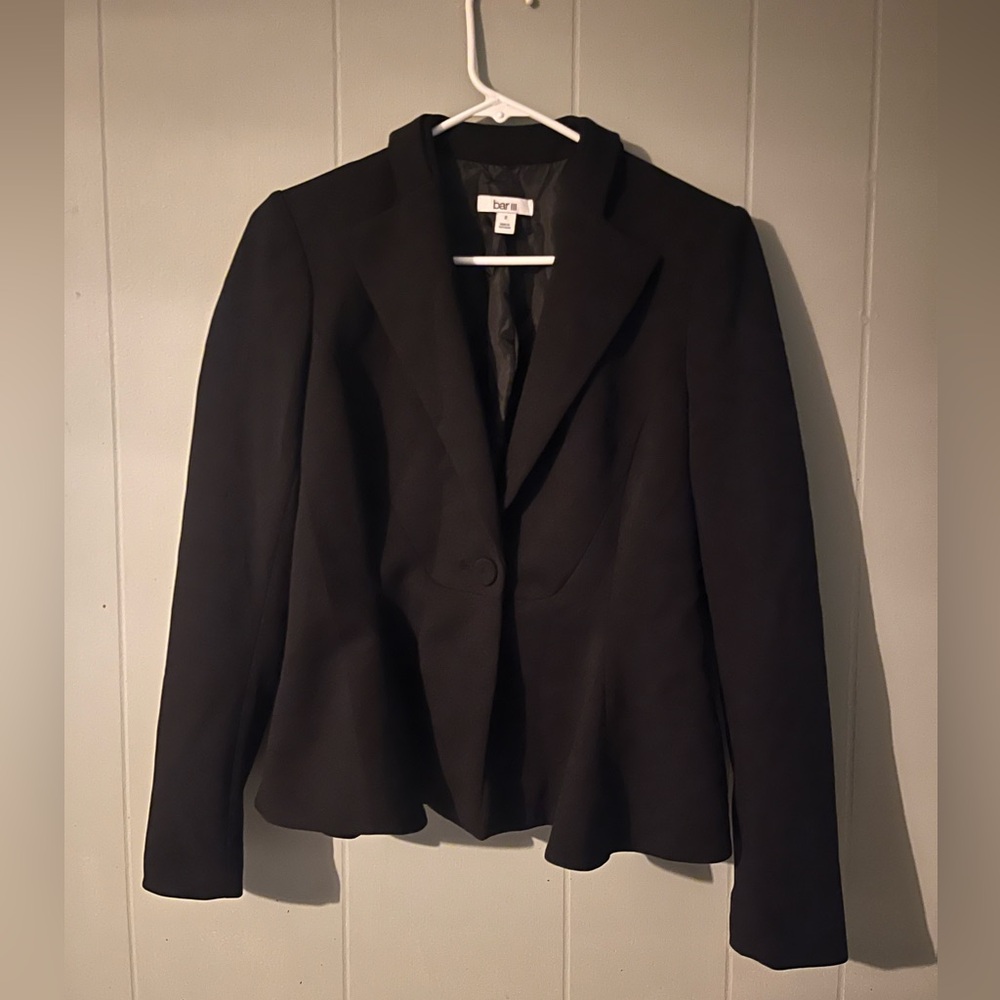 Bar III Women's Elegant Black Blazer
